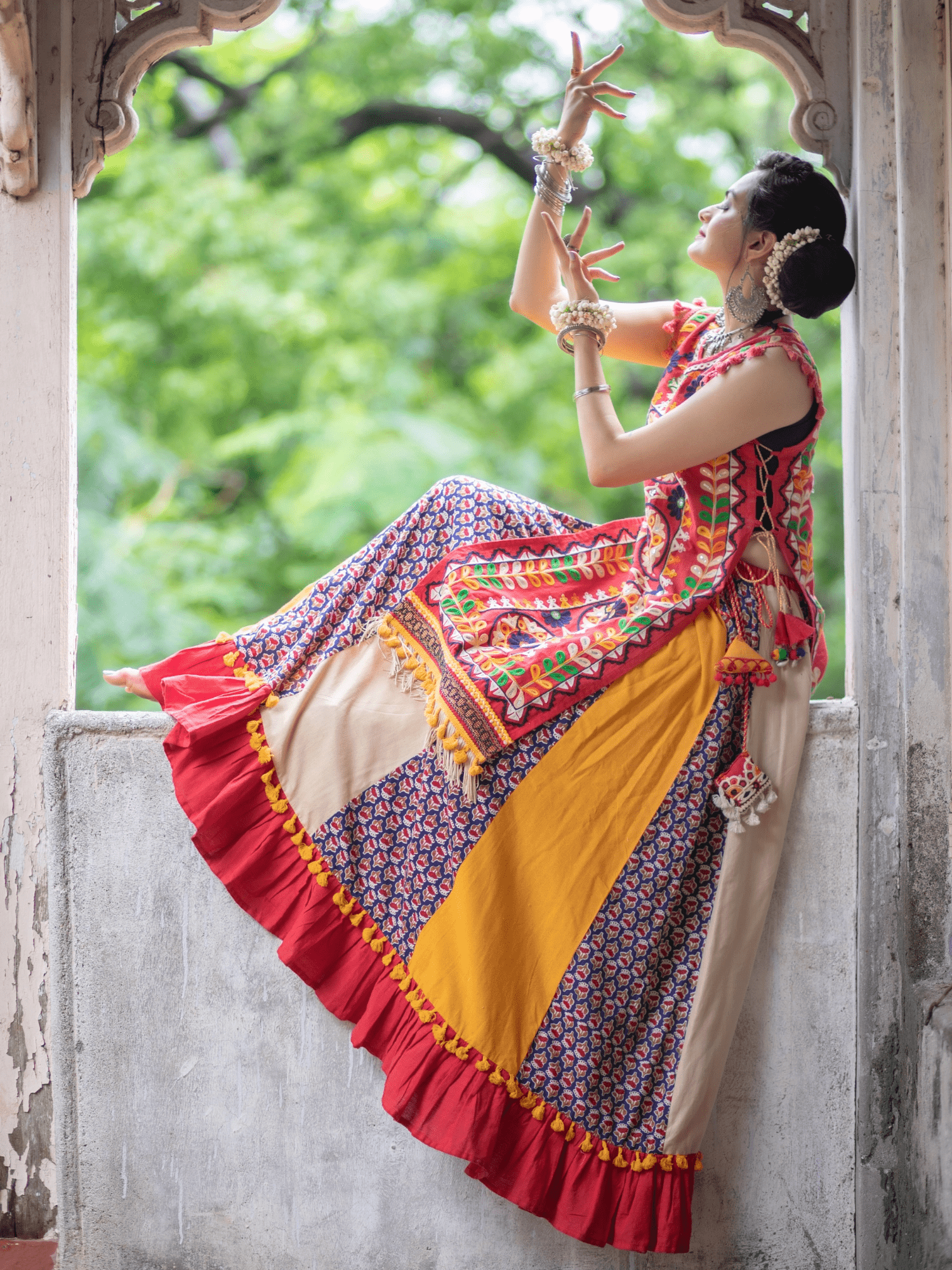 latest chaniya choli design for navratri outfit